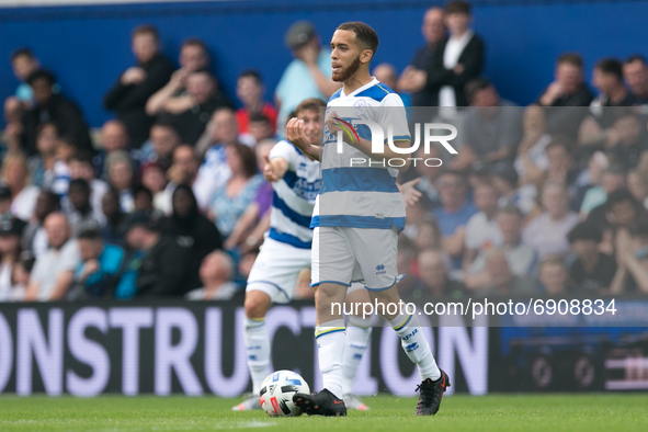   Queens Park Rangers player gestures during the Pre-season Friendly match between Queens Park Rangers and Manchester United at the Kiyan Pr...
