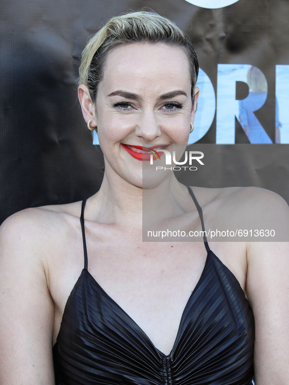 LOS ANGELES, CALIFORNIA, USA - JULY 28: Actress Jena Malone arrives at the Los Angeles Premiere Of Vertical Entertainment's 'Lorelei' held a...