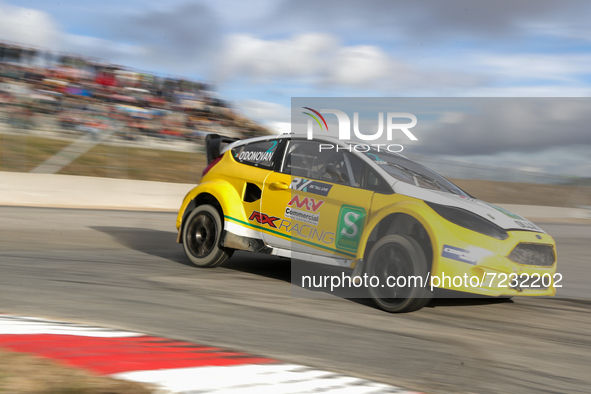 Oliver O'DONOVAN (IRL) in Ford Fiesta in action during the Semi-Final of World RX of Portugal 2021, at Montalegre International Circuit, on...