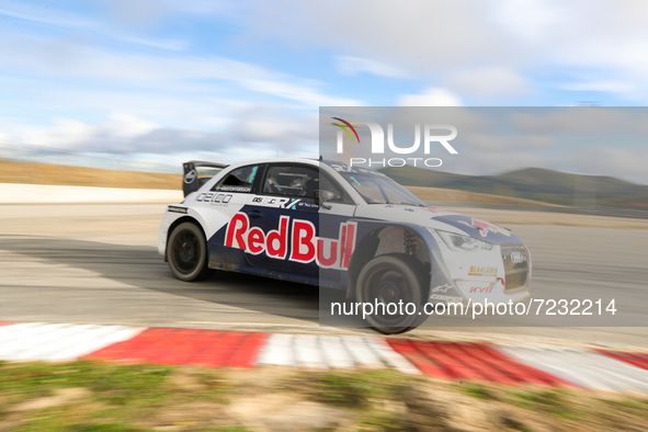 Johan KRISTOFFERSSON (SWE) in Audi S1 of KYB EKS JC in action during the Semi-Final of World RX of Portugal 2021, at Montalegre Internationa...
