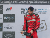 Niclas GRONHOLM (FIN) Winner in Podium Ceremony of World RX of Portugal 2021, at Montalegre International Circuit, on 17 October, 2021 in Mo...
