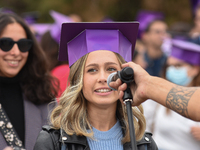 The new graduates of the autumn session paraded at the Foro Italico in Palermo. The graduation ceremony ended with the traditional Throwing...