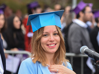 The new graduates of the autumn session paraded at the Foro Italico in Palermo. The graduation ceremony ended with the traditional Throwing...