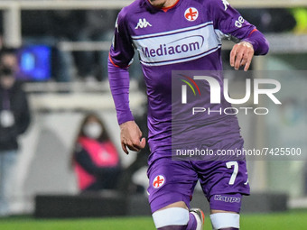 Jose' Callejon (Fiorentina) during the italian soccer Serie A match ACF Fiorentina vs AC Milan on November 20, 2021 at the Artemio Franchi s...