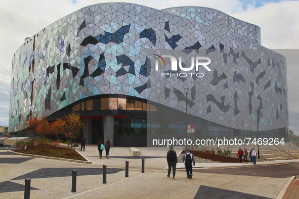 The newly constructed Bergeron Centre for Engineering Excellence at York University in Toronto, Ontario, Canada. 