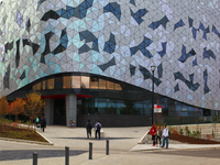 The newly constructed Bergeron Centre for Engineering Excellence at York University in Toronto, Ontario, Canada. (