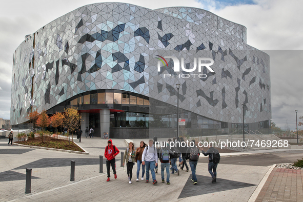 The newly constructed Bergeron Centre for Engineering Excellence at York University in Toronto, Ontario, Canada. 