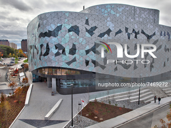 The newly constructed Bergeron Centre for Engineering Excellence at York University in Toronto, Ontario, Canada. (