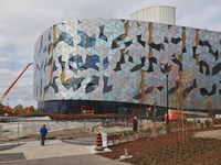 Bergeron Centre for Engineering Excellence under construction at York University in Toronto, Ontario, Canada. (