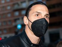 Zlatan Ibrahimović attends the Dsquared2 Fashion Show during the Milan Men's Fashion Week - Fall/Winter 2022/2023 on January 14, 2022 in Mil...