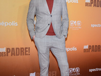 Singer Alexander Acha poses for photos during the red carpet of ‘Que Despadre’ film premiere at Cinepolis Gran Terraza Coapa. On February 9,...