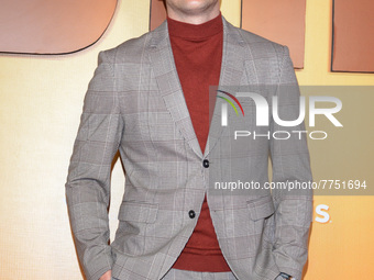 Singer Alexander Acha poses for photos during the red carpet of ‘Que Despadre’ film premiere at Cinepolis Gran Terraza Coapa. On February 9,...