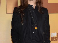 Luca Palomo poses for photos during the red carpet of ‘Que Despadre’ film premiere at Cinepolis Gran Terraza Coapa. On February 9, 2022 in M...