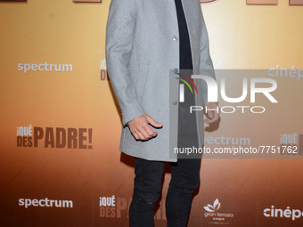 Model Uriel del Toro poses for photos during the red carpet of ‘Que Despadre’ film premiere at Cinepolis Gran Terraza Coapa. On February 9,...