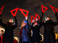 People attend 'Stop Lex Czarnek' protest at the Main Square in Krakow, Poland on February 15, 2022. So-called 'Lex Czarnek' proposed by the...