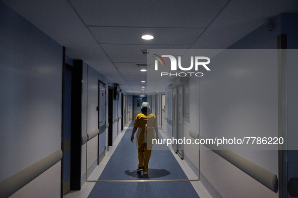 Intensive care wing with various pathologies, at Hospital Sao Joao, on the day the government presents relief from restrictions, on February...