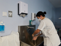 Intensive care wing with various pathologies, at Hospital Sao Joao, on the day the government presents relief from restrictions, on February...