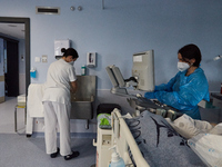 Intensive care wing with various pathologies, at Hospital Sao Joao, on the day the government presents relief from restrictions, on February...