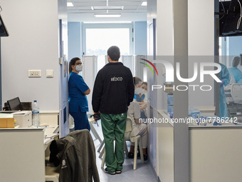 Intensive care wing with various pathologies, at Hospital Sao Joao, on the day the government presents relief from restrictions, on February...