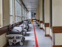 Intensive care wing with various pathologies, at Hospital Sao Joao, on the day the government presents relief from restrictions, on February...