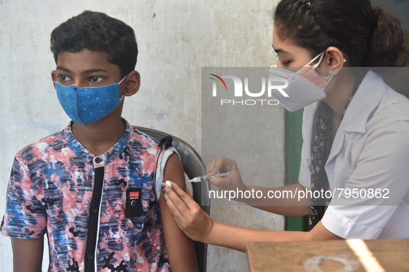 West Bengal started the vaccination drive for children aged 12-14 years from Mar 21, 2022. The Covid vaccination for children in the age gro...