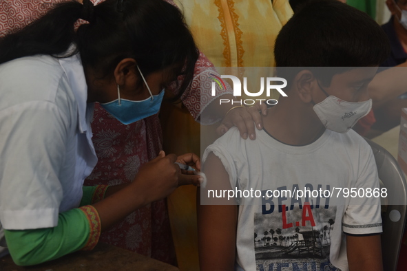 West Bengal started the vaccination drive for children aged 12-14 years from Mar 21, 2022. The Covid vaccination for children in the age gro...