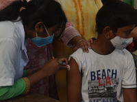 West Bengal started the vaccination drive for children aged 12-14 years from Mar 21, 2022. The Covid vaccination for children in the age gro...