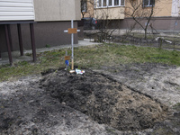 Graves with bodies of civilians next to apartments blocks in the recaptured by the Ukrainian army Bucha city near Kyiv, Ukraine, 04 April 20...