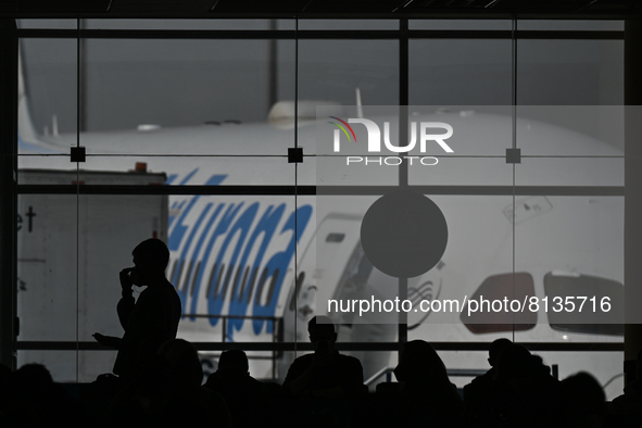Air Europa Airline plane seen at Jorge Chavez International Airport in Lima. 
On Monday, 25 April 2022, in Jorge Chavez International Airpor...