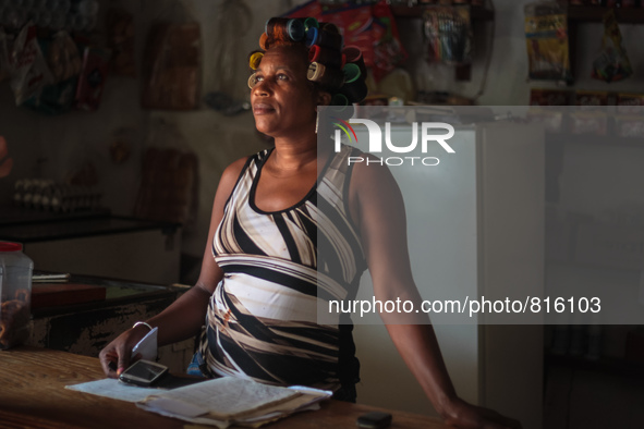 Portrait of haitian migrants  woman in the Dominican Republic.
Thousands of descendants of haitian migrants in the Dominican Republic are s...