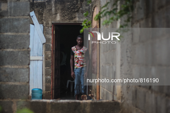 Portrait of haitian migrants  man in the Dominican Republic.
Thousands of descendants of haitian migrants in the Dominican Republic are suf...