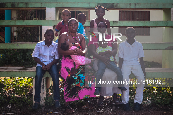 Portrait of haitian migrants family in the Dominican Republic.
Thousands of descendants of haitian migrants in the Dominican Republic are s...