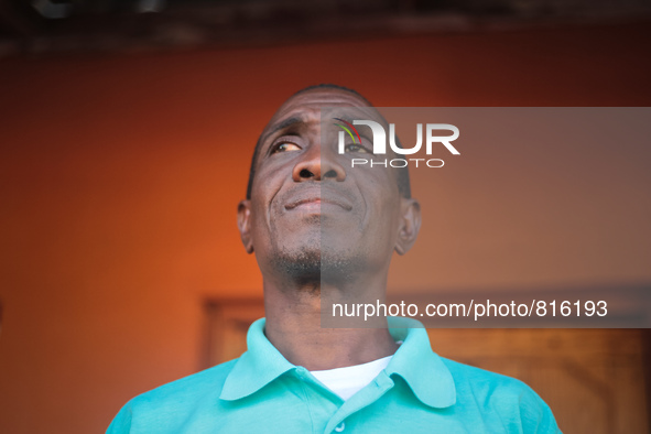 Portrait of haitian migrants  man in the Dominican Republic.
Thousands of descendants of haitian migrants in the Dominican Republic are suf...