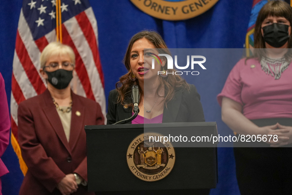 NEW YORK, NEW YORK - MAY 09: New York Attorney General Letitia James has announced a fund to support the abortion rights of low-income New Y...