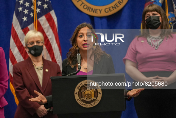 NEW YORK, NEW YORK - MAY 09: New York Attorney General Letitia James has announced a fund to support the abortion rights of low-income New Y...