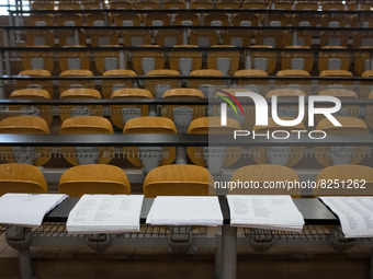 Students went to vote at Athens Law School during student elections in Athens, Greece on May 18, 2022. (