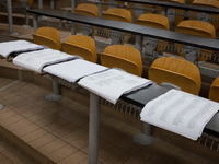 Students went to vote at Athens Law School during student elections in Athens, Greece on May 18, 2022. (