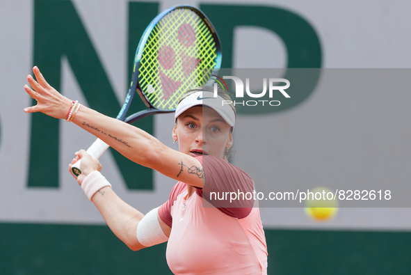 Ana Bogdan (ROU) during the day two of he Roland-Garros Open tennis tournament in Paris, France, on May 23, 2022. 