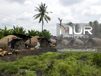 General view of Charcoal domes. It's about 30 minutes away from downtown of Kota Bharu / Kampung Keluat, Kelantan / Malaysia. *360 hours of...