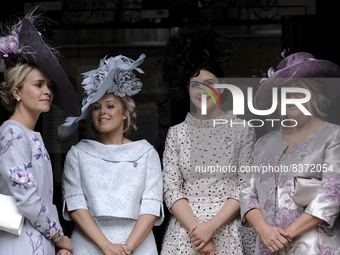 The Lasses and Acting Mother await the return of the Principals, while at the Town Hall 
The Hawick Common Riding is the first of the Border...