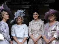 The Lasses and Acting Mother await the return of the Principals, while at the Town Hall 
The Hawick Common Riding is the first of the Border...