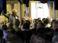 Hawick Common Riding  Golden Jubilee Cornet Philip Murray, sings for the company in the Hut at St Leonards. The Hawick Common Riding is the...