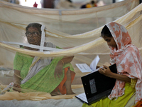 Dengue-infected patients are treated in a special ward of Mugda general hospital in Dhaka, Bangladesh on June 11, 2022. The number of dengue...