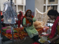 Dengue-infected patients treated in a special ward of Mugda general hospital in Dhaka, Bangladesh on June 13, 2022. (