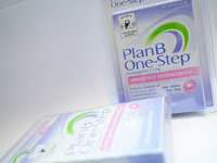 View of Plan B One-step birth control in New York City, USA on June 28, 2022. 
“CVS is limiting the number of the emergency contraceptives c...