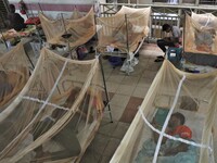 Dengue-infected patients are treated in a special ward of Mugda general hospital in Dhaka, Bangladesh on June 30, 2022. The number of dengue...