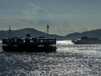 Boats sailing in Victoria Harbour on July 12, 2022 in Hong Kong, China. The Hong Kong Government announce that it would extend social distan...