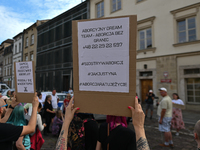 Activists gather outside of Police Station in Kazimierz area of Krakow during a Solidarity protest with Justyna Wydrzynska.
Polish activist,...