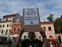 Activists gather outside of Police Station in Kazimierz area of Krakow during a Solidarity protest with Justyna Wydrzynska.
Polish activist,...