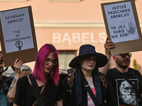 Activists gather outside of Police Station in Kazimierz area of Krakow during a Solidarity protest with Justyna Wydrzynska.
Polish activist,...